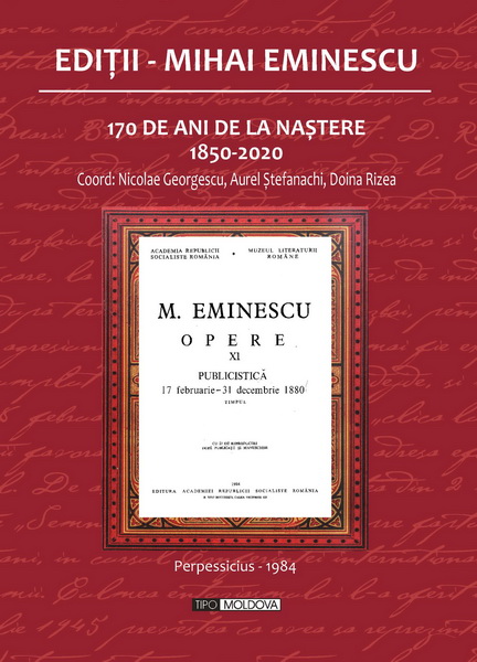 coperta carte editii - mihai eminescu 146 de mihai eminescu